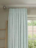 John Lewis Brushed Viscose Blend Pair Blackout Lined Pencil Pleat Curtains 137cm Drop