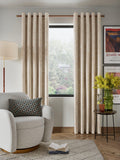 John Lewis gold marshmallow lined eyelet curtains pair, UK version