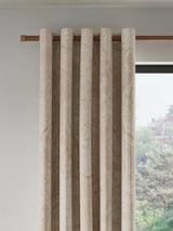 John Lewis Pair of Lined Eyelet Curtains in Gold Marshmallow- Buy online at McGrocer
