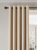 John Lewis Velvet Chenille Heavyweight Thermal Lined Eyelet Curtains (Pair) - 137cm Drop