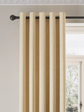 John Lewis Velvet Chenille Heavyweight Thermal Lined Eyelet Curtains (Pair) - 137cm Drop