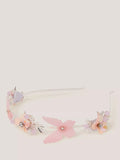 Monsoon kids floral butterfly headband pink, UK version