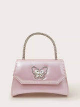 John Lewis Monsoon Kids' Butterfly Mini Bag, Pink- Buy online at McGrocer