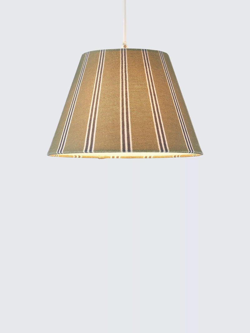 John Lewis Ambleside Stripe Tapered Lampshade H16.5 x Dia.25 cm