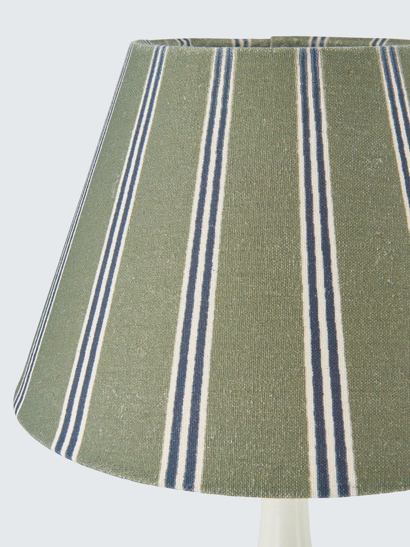 John Lewis Ambleside tapered lampshade with stripes - British product