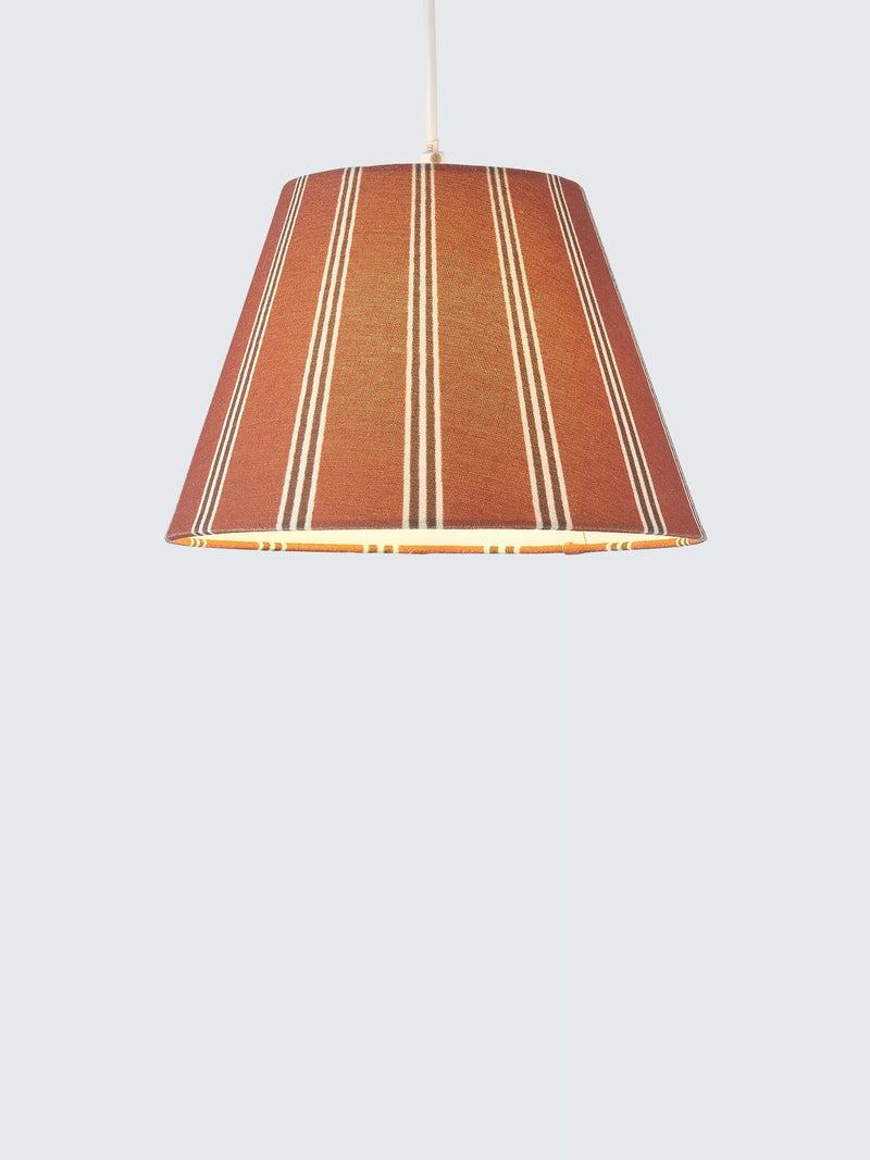 John Lewis Ambleside tapered lampshade with stripes - British product