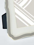 John Lewis Deco Enamel Photo Frame in grey (British brand)