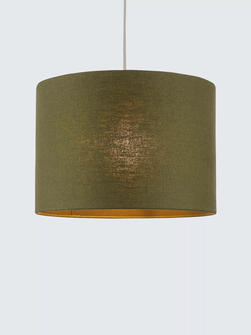 John Lewis Sophia Pure Linen Drum Lampshade