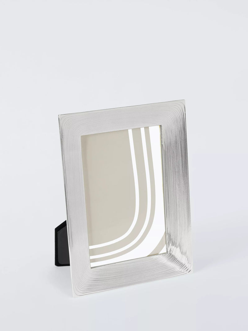 John Lewis wave photo frame silver (British brand)
