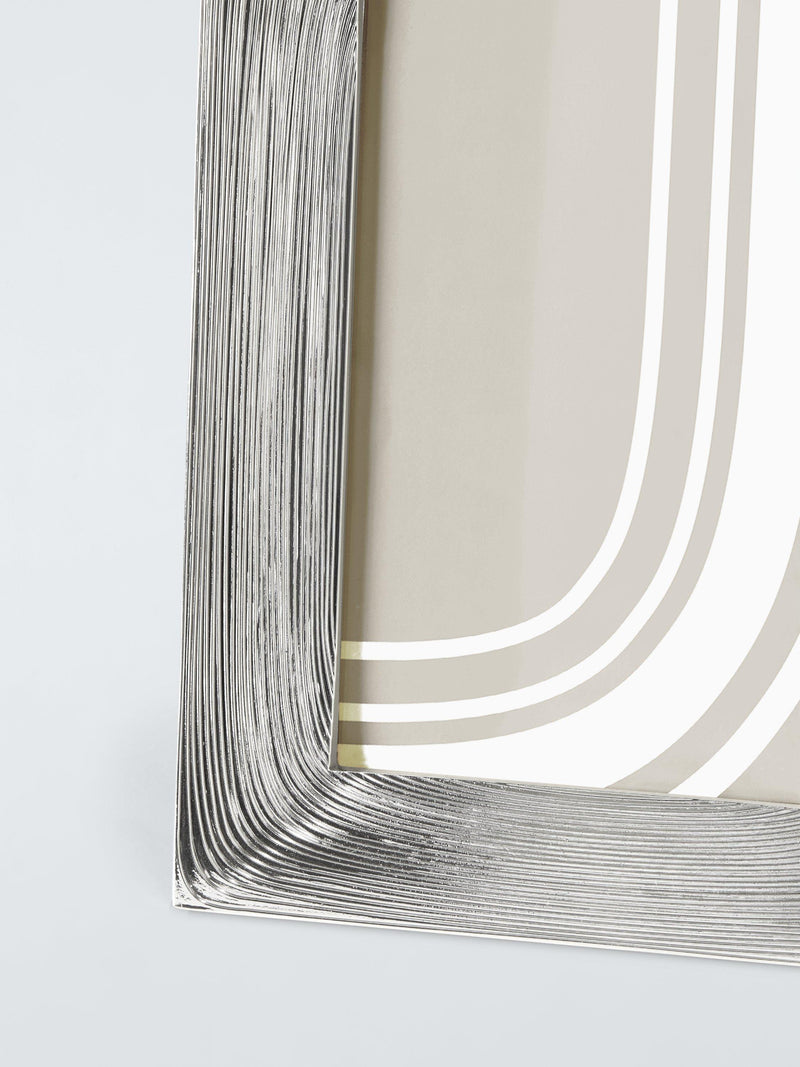 John Lewis wave photo frame silver (British brand)