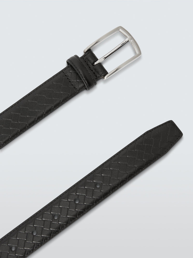 John Lewis leather belt textured finish, imported from the UK