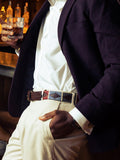 Pampeano Otono brown leather belt, UK version