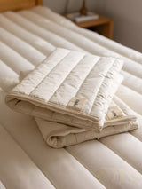 John Lewis Floks Luxury Quilted Wool Pillow Protector Pair- Buy online at McGrocer