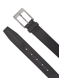 Ted Baker Evets striped leather belt black, UK version