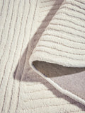 MADE Casey pure wool rug white 230x160cm (British brand)