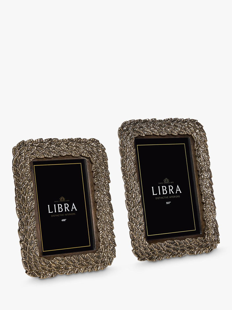 Libra Interiors Seasons Leaf photo frame 21x16.5cm - British product