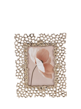 John Lewis Libra Interiors Miel Honeycomb Photo Frame, Gold, 22.5x17.5cm- Buy online at McGrocer