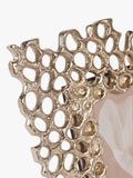 Libra Interiors Miel honeycomb photo frame gold 4x6 inch - British product