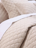 Muir velvet bedspread quilted 285x265cm, imported from the UK