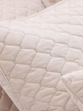 Muir velvet bedspread quilted 285x265cm, imported from the UK