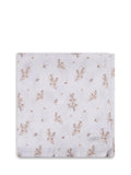 The Little Tailor baby muslin cloths pack of 4 neutral floral (British brand)