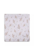 The Little Tailor baby muslin cloths pack of 4 neutral floral (British brand)