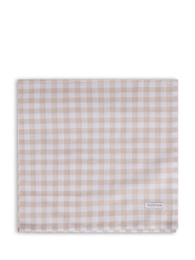 The Little Tailor baby muslin cloths pack of 4 neutral floral (British brand)