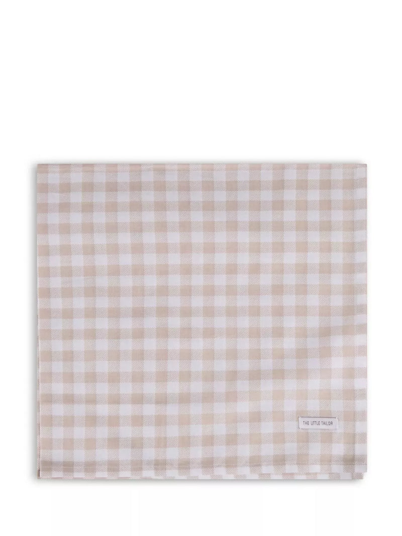 The Little Tailor baby muslin cloths pack of 4 neutral floral (British brand)