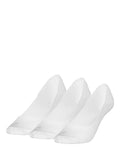 Calvin Klein Invisible Liner Socks, Pack of 3, Black