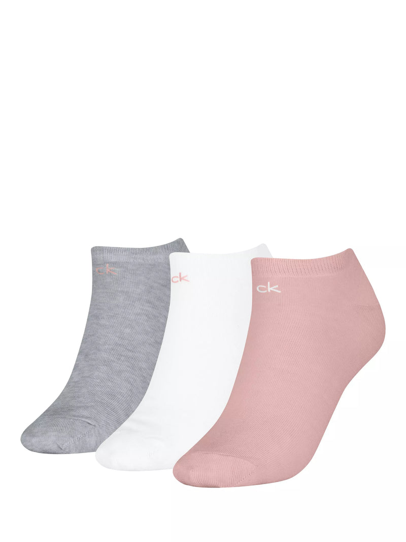 Calvin Klein Trainer Ankle Socks Pack of 3 Black