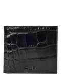 Hackett London leather croc stamped wallet - British product