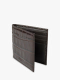 Hackett London leather croc stamped wallet - British product