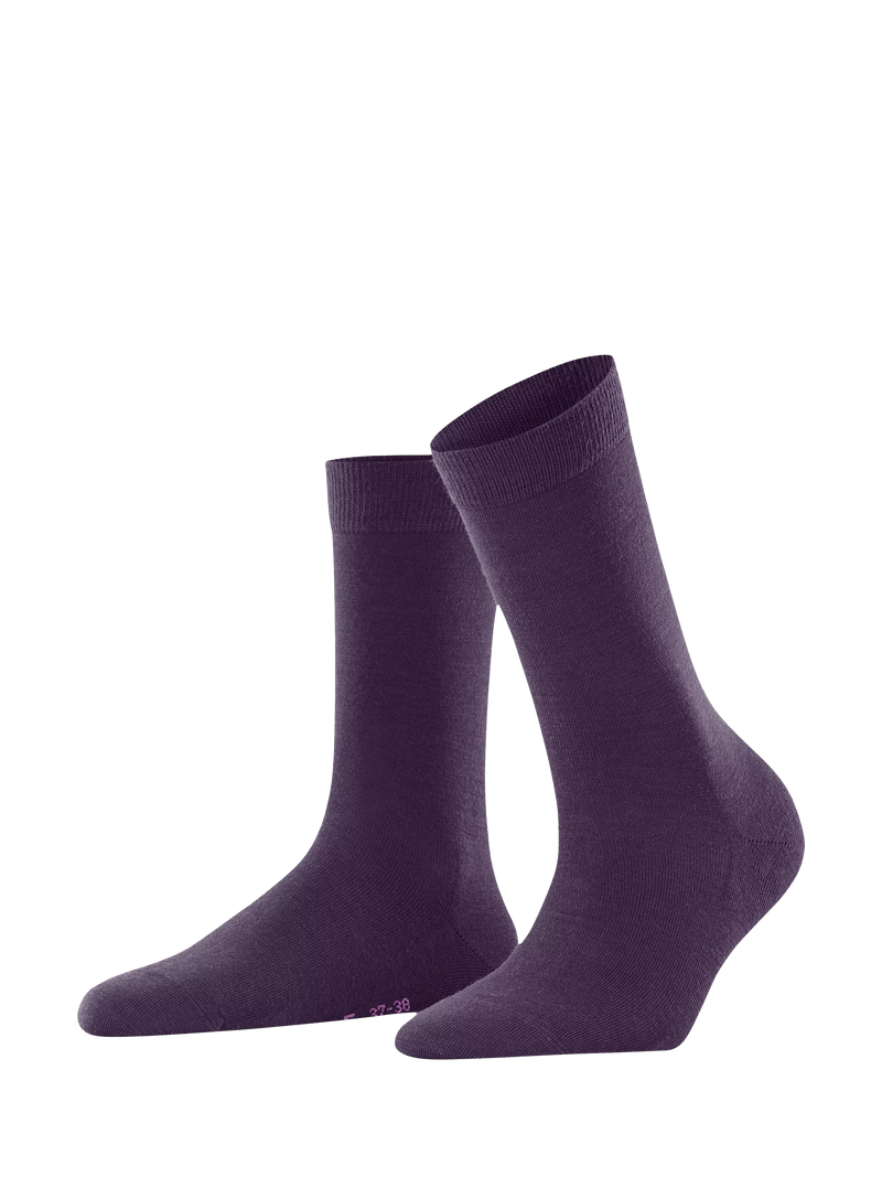 Chaussettes mi-mollet en mélange de laine mérinos douce FALKE