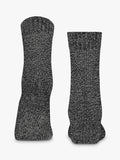 FALKE Marble Cloud ankle socks black/grey (British brand)