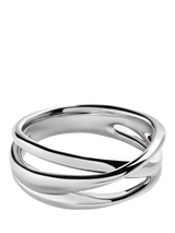 John Lewis Monica Vinader Nura Cross Over Ring- Buy online at McGrocer
