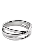 Monica Vinader Nura cross over ring, imported from the UK