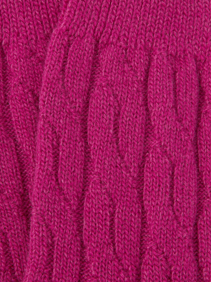 John Lewis cashmere cable knit bed socks UK version