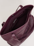 Phase Eight dark red leather tote bag, imported from the UK