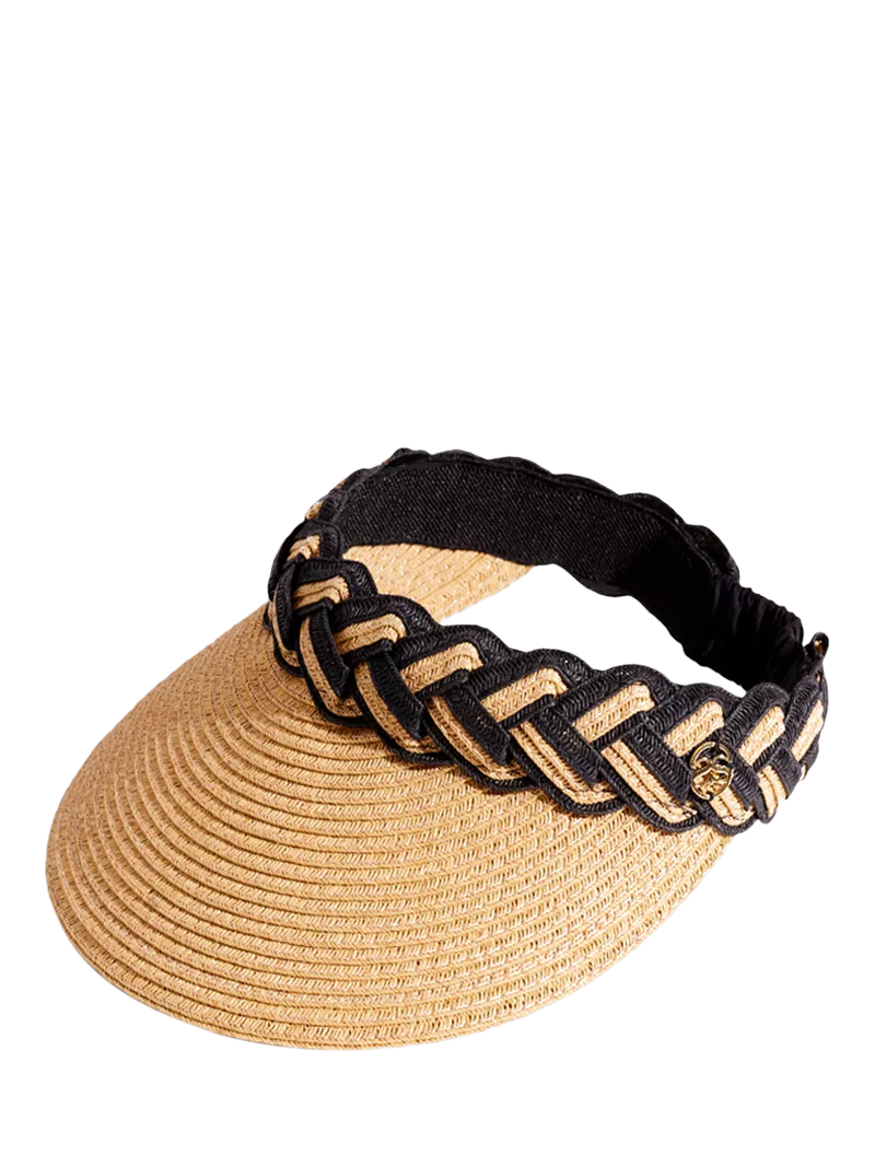 Seaspray Amelia Braided Straw Sun Visor