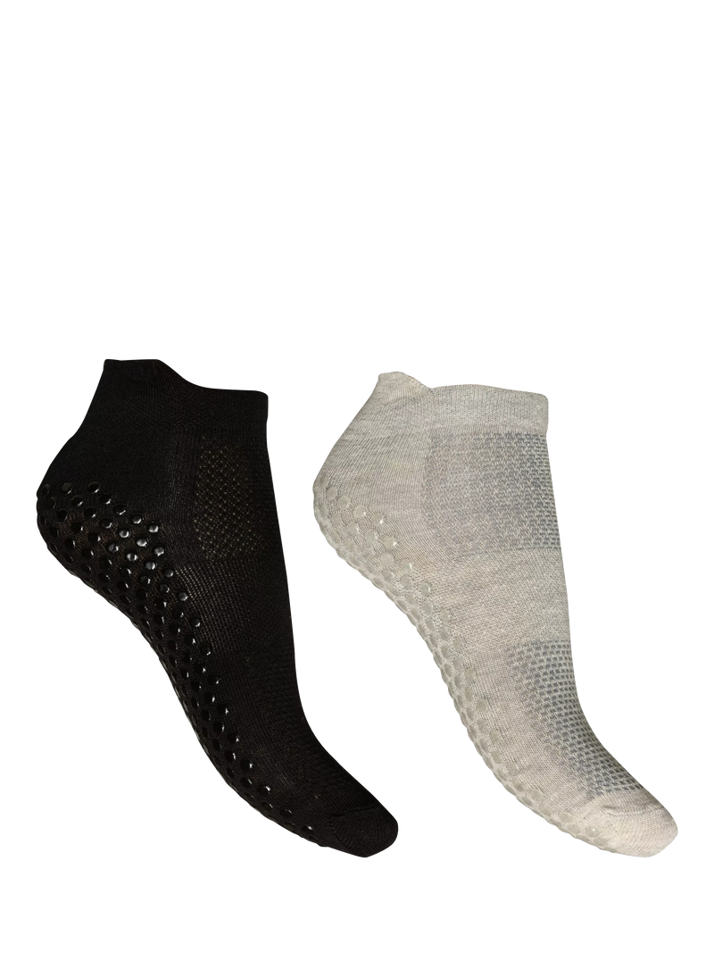 Charnos sport socks pack of 2 black/grey (British brand)