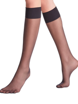 John Lewis FALKE Pure Matt 20 Sheer Knee High Socks- Buy online at McGrocer