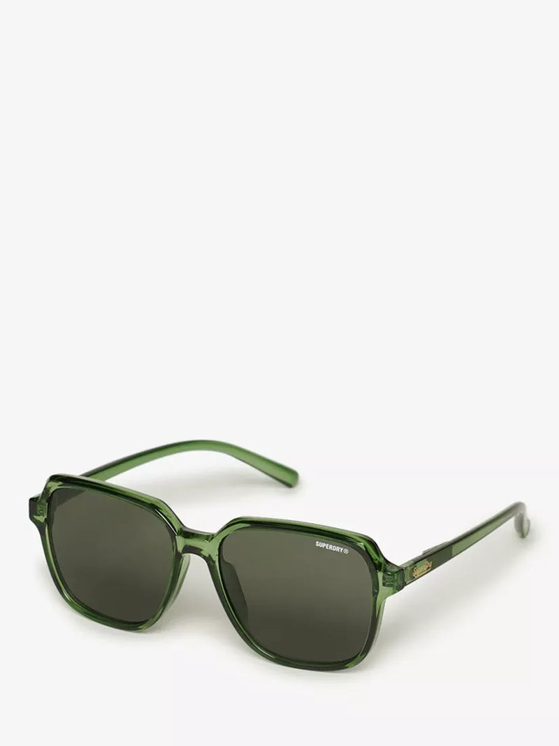 Superdry oversized square purple sunglasses, imported from the UK
