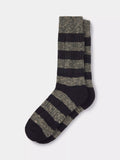 Aubin Dale Twist Stripe Cotton Blend Socks