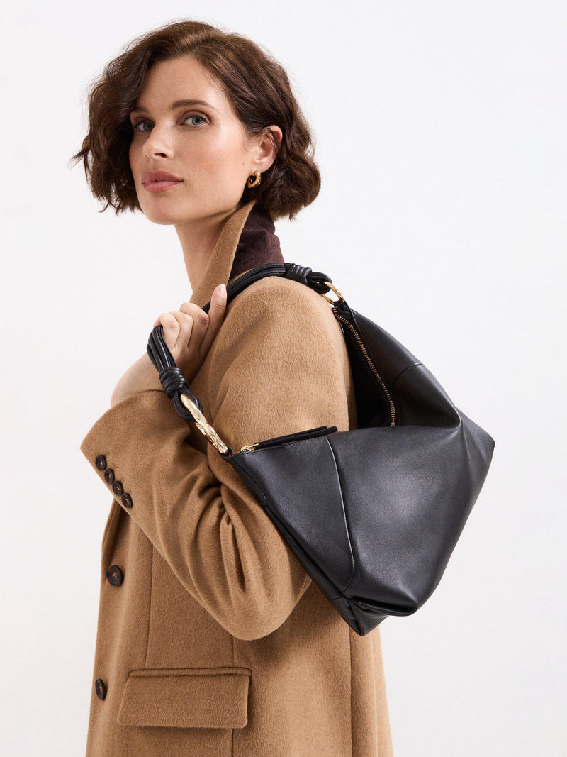 Phase Eight leather grab bag - British product