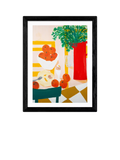 EAST END PRINTS Lucy Muss 'Oeuf a la Coque' Framed Print
