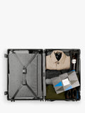 Carl Friedrik black 105L suitcase 79cm (British brand)