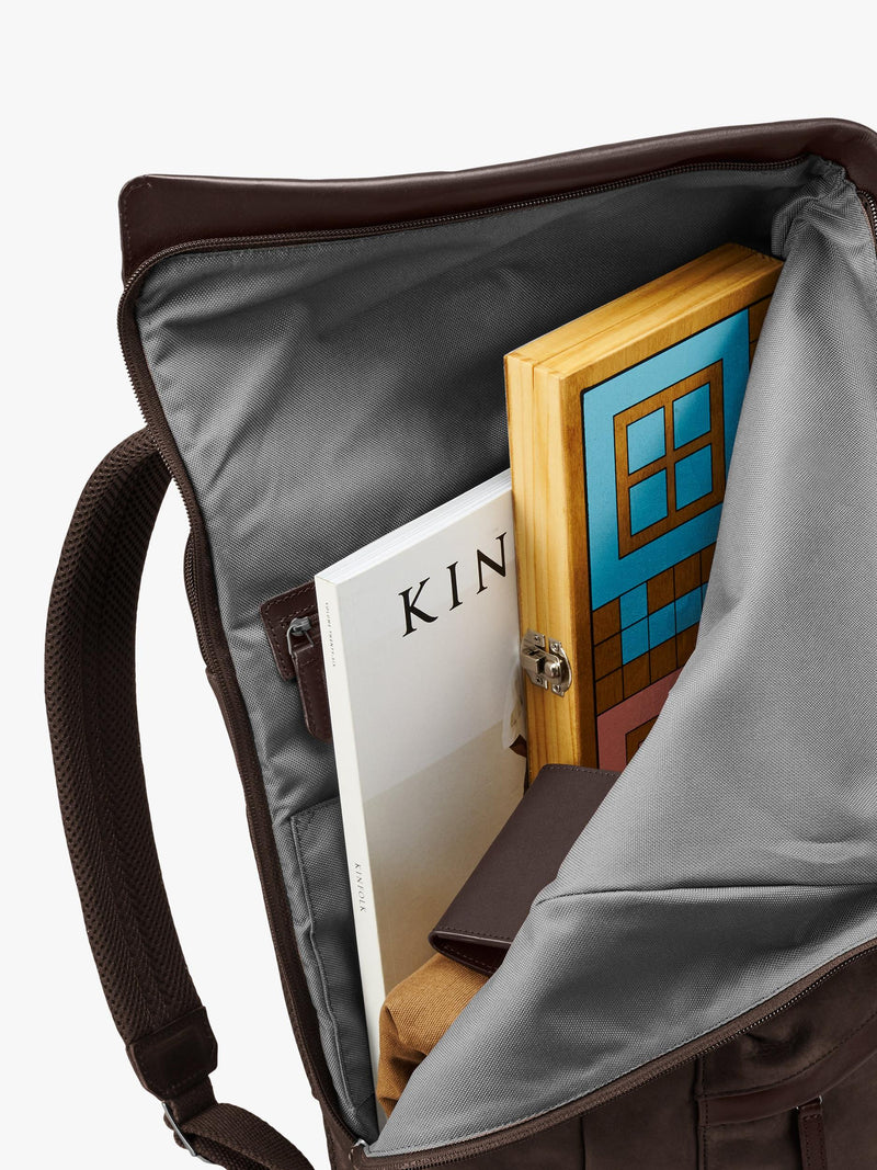 Carl Friedrik City-Hopper leather backpack 23L, imported from the UK