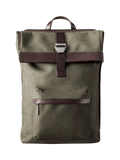 Carl Friedrik City-Hopper Fold Top Leather Backpack 23L