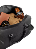 Carl Friedrik nubuck leather weekender holdall bag 35L, UK version