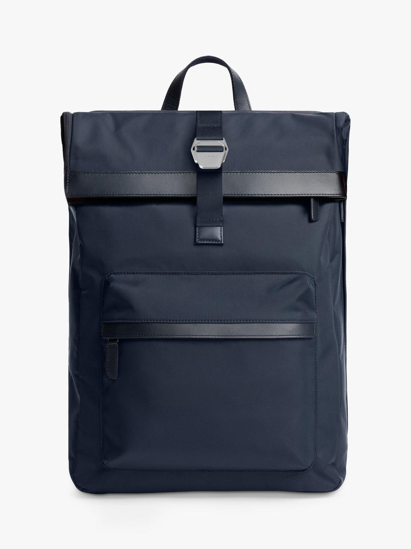 Carl Friedrik City-Hopper nylon backpack 23L with leather trims (British brand)